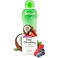 TropiClean Deodorizing Dog Shampoo for Smelly Pets, Long Lasting Odor Control, Puppy Safe, Made in the USA, Berry Scent, Cat Friendly, 20oz.