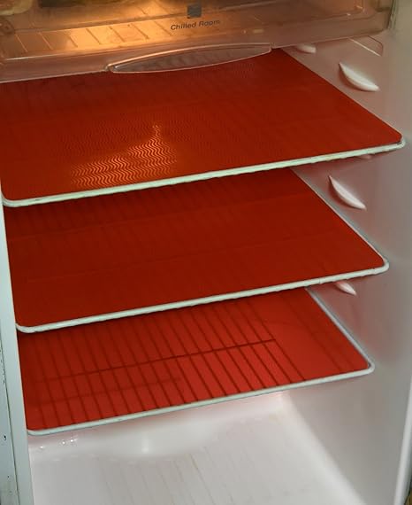 Yellow Weaves Refrigerator Drawer Mats Fridge Mats Pack Of 6 Pcs