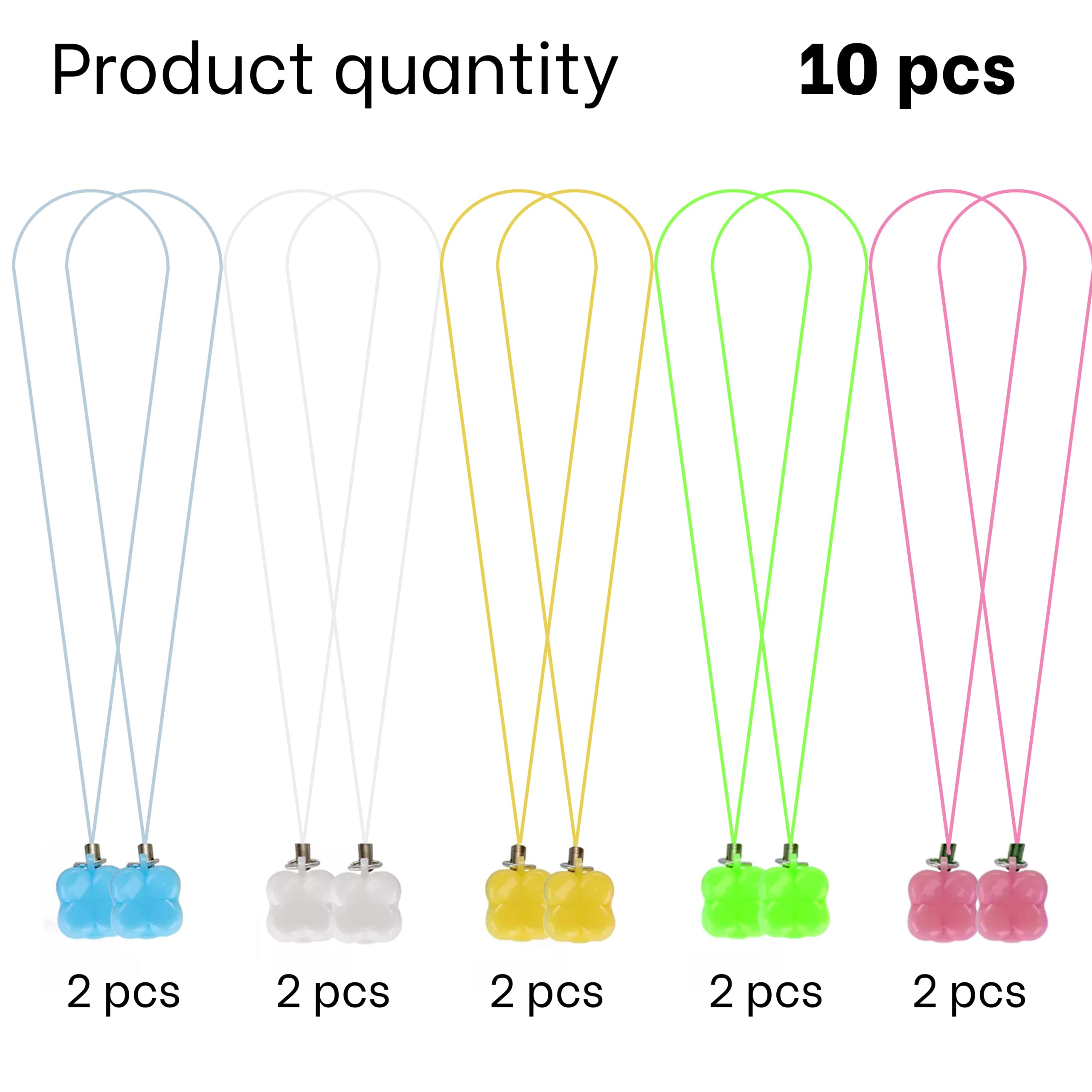 Killer's Instinct Outdoors 10PCS Tooth Holders for Kids Keepsake – Multicolor Plastic Cases for Storage Necklace for Lost Teeth Baby Boxes for Kids