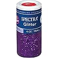 Spectra Arts & Crafts Glitter, Purple, 4 oz, 1 Jar