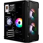 Olialia Prebuilt Gaming PC, Ryzen 5 5600GT, 6-Core, 12-Thread, up to 4.6GHz | 16GB RAM, 256GB SSD, 600W Power, Software-Controlled ARGB Lighting Fans, WiFi 6, Ideal for Gaming, Windows 11 Home