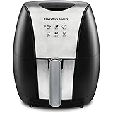 Hamilton Beach 3.2 Quart Digital Air Fryer Oven with 6 Presets, Easy to Clean Nonstick Basket, Black (35065)