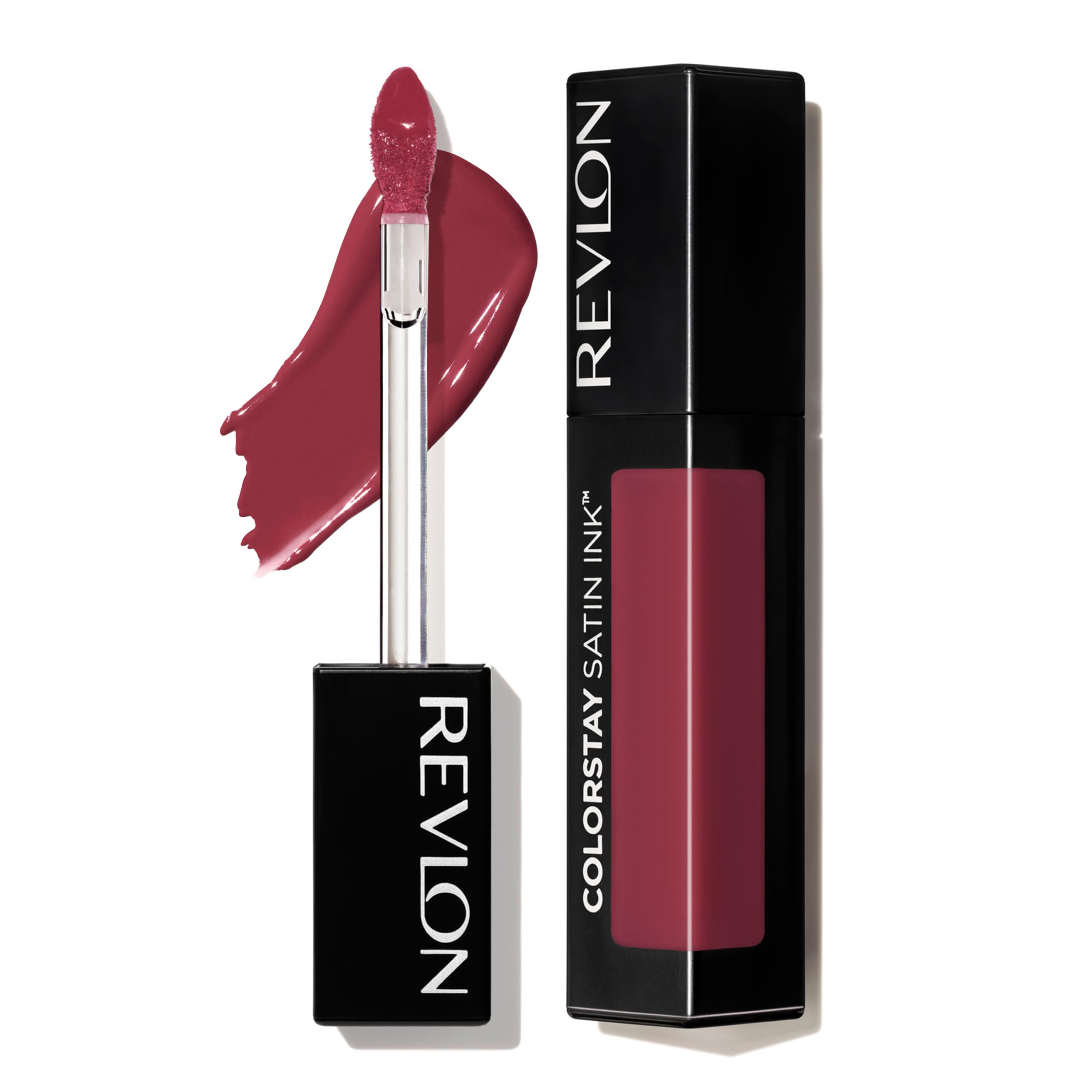 Revlon ColorStay Satin Ink Liquid Lipstick, Longwear Rich Lip Colors, Formulated with Black Currant Seed Oil, 005 Silky Sienna