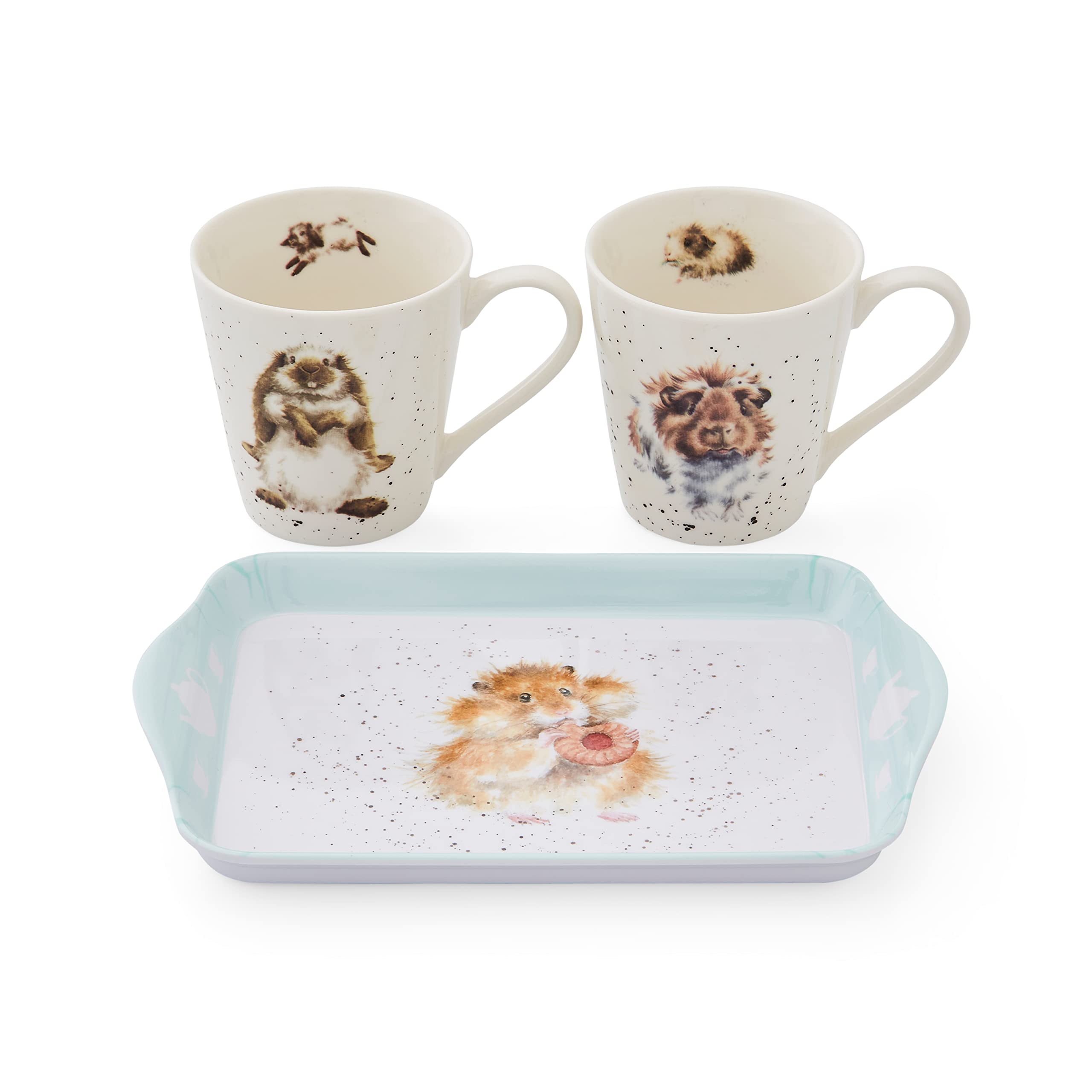 Wrendale Designs - 'Diet Starts Tomorrow' Mug and Tray Set