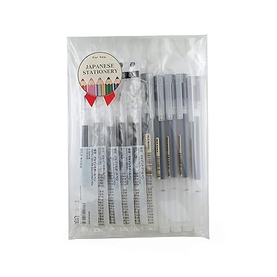 MUJI Gel Ink Ballpoint Pen Set with Refills Pcs, Kuwait Ubuy