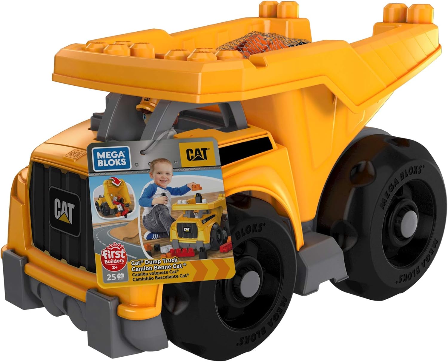 mega bloks john deere large vehicle dump truck