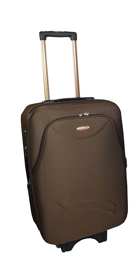 My Dear 3G 24 Brown Luggage Trolley Bag
