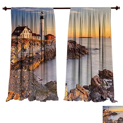 Amazon Com Fengruiyanjing Home Room Darkening Wide Curtains