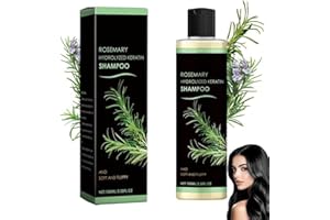 Rosemary Hair Growth Shampoo,Rosemary Hydrolyzed Keratin Shampoo, Nourishes and Regenerates Hair for Thinning Hair & Hair Los