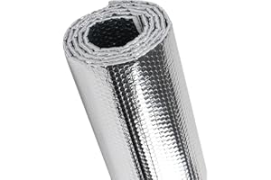 ZRNIDIYR RV Door Window Shade RV Skylight Cover, DIY RV Window Insulation RV Skylight Shade Bubble Reflective Shield with 16 mm Tape for Car RV 78in x 40in