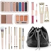 Color Nymph Makeup Kit For Teens, Girls Makeup Set With Cosmetic Bag included 9 Color Eyeshadow Palette Concealer Liquid Blush Eyeliner Lipgloss - #03