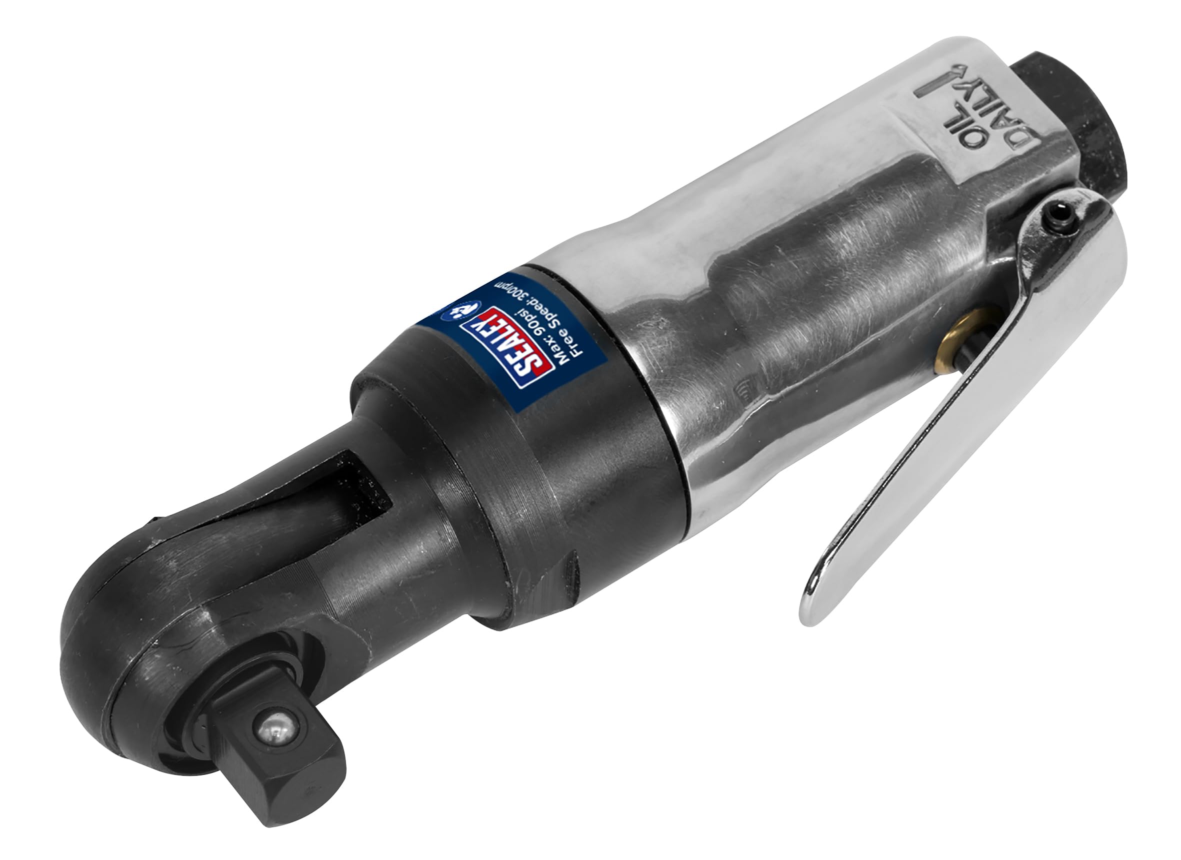 Sealey Sa231 Air Ratchet Wrench 3/8Sq Drive Super Stubby