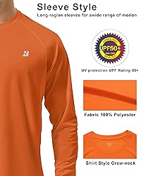 Roadbox Mens UPF 50+ UV Sun Protection Shirts