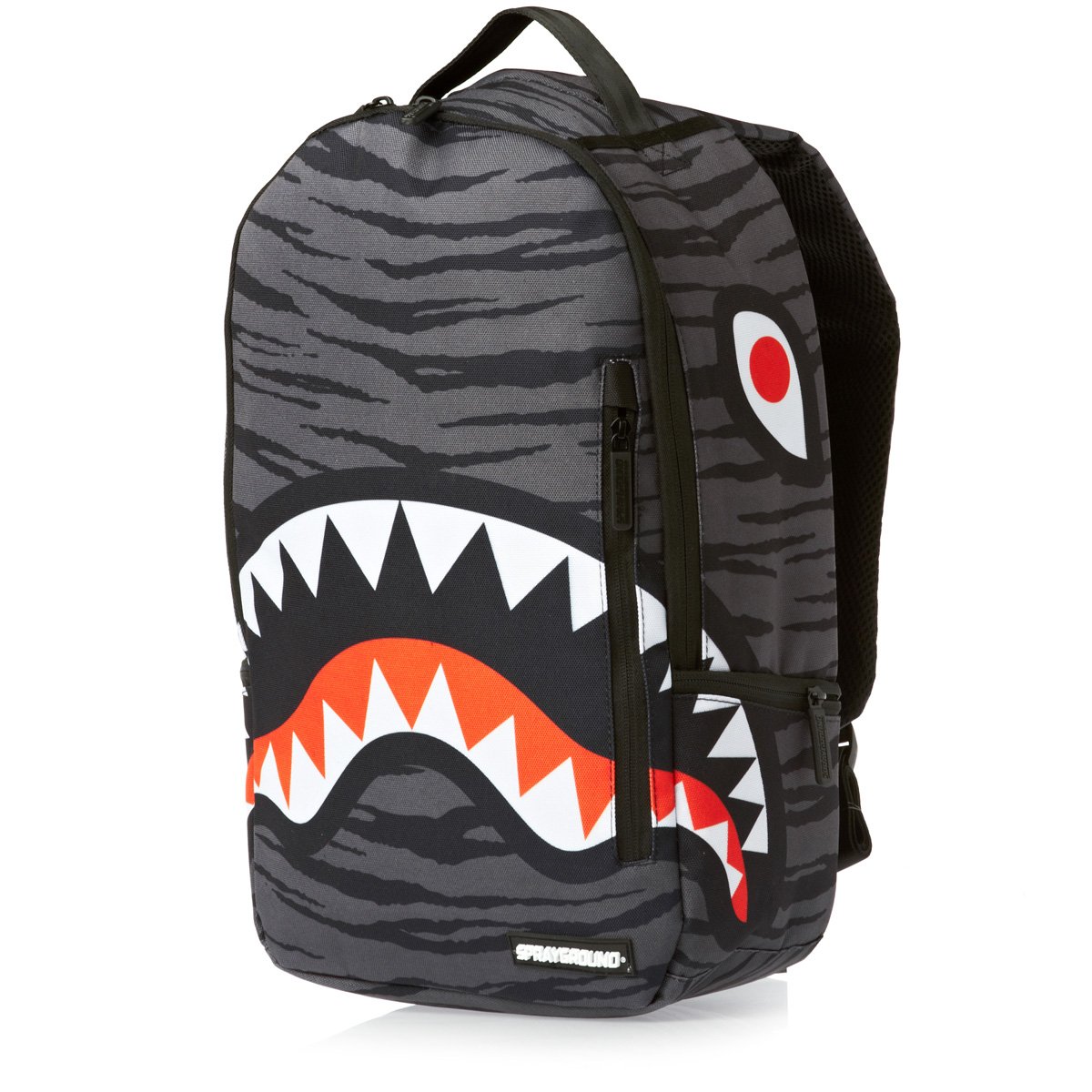 Sprayground Tiger Shark Deluxe Backpack Grey Amazon.co.uk Sports & Outdoors