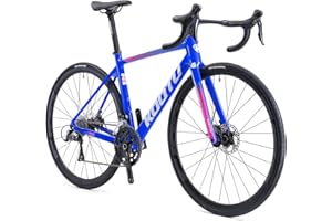 KOOTU Carbon Road Bike, 700C Carbon Fiber Frame Racing Bicycle Lightweight Racing Road Bike with Shimano Sora R3000, 18 Speed