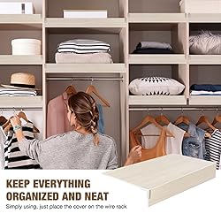 EYAYEN 4 Pcs Wire Shelf Cover，Wire Rack Covers