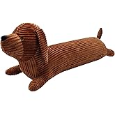 Enhopty 19.6” Giant Dachshund Dog Plush Pillow Puppy Wolf Stuffed Animal Plushie Hugging Long Body Throw Sleeping Pillow for Kids Christmas (19.6inch, Dachshund)