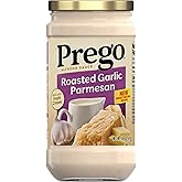 Prego Alfredo Pasta Sauce with Roasted Garlic and Parmesan Cheese, 14.5 oz Jar