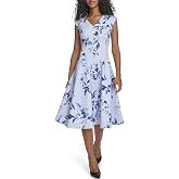 Calvin Klein Printed Seamed Aline
