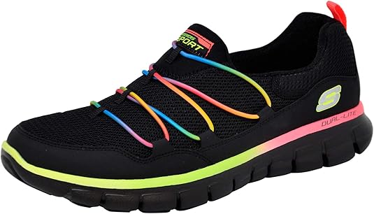 all black skechers memory foam