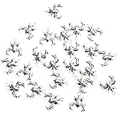 Ruwado 25 Pcs Bat Charms Antique Silver Metal Small Vintage Pendant Jewelry Finding Accessories Supplies for Necklace Jewelry Making Bracelet Choker Halloween DIY Craft Keychain