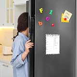 Thboxes 60 Sheets Weekly Meal Planner Magnetic Fridge Notepad 7x10 Floral view 4