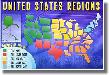 Map United States Regions