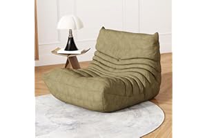 Bean Bag Chair for Adults, Bean Bag Sofa - Adult Size with Soft Waterproof Fabric for Living Room, Apartments, Reading Corner