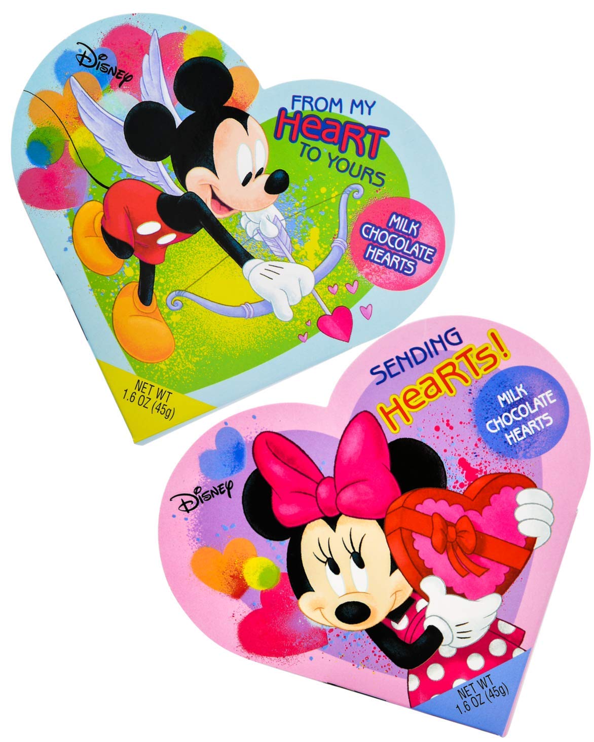 Amazon Com Disney Mickey And Minnie Valentines Day Heart Gift