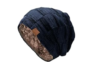 Unisex Winter Beanie Hats for Men & Women, Soft Skull Caps Warm Knitted Cuffed Beanies for Cold Weather