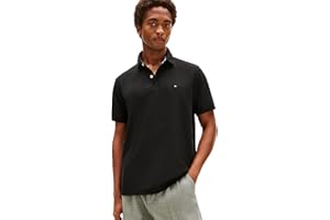Tommy Hilfiger Men's Short Sleeve Moisture Wicking Stretch Polo Shirt with Quick Dry + UV Protection