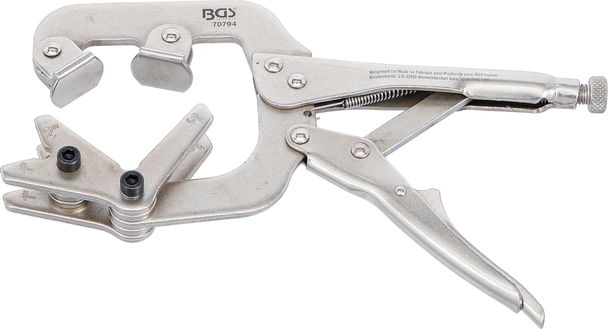 BGS 70974 | Locking Welding Grip Pliers | for Pipes | 250 mm