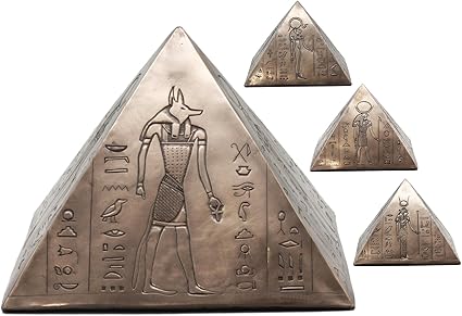 Amazon Co Jp Ebros 古代エジプトの神と神 アヌビス ホルス イシスとセクメのピラミッド 遺灰 メモリアル像 ピラミッド エジプトの象形文字 Diy 工具 ガーデン