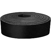 ELW Grass Fed Leather 8-10 oz. (3-4mm) 0.5"x40" (1.3x101.6cm) Black Full Grain Cowhide Belt Blank, Straps Tooling, Holsters, Saddle Bags, Sheaths, Furniture Accent, Restoring Chairs