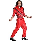 Exclusive Premium Thriller Michael Jackson Adult Costume - The King of Pop Iconic Outfit - Ideal for Halloween