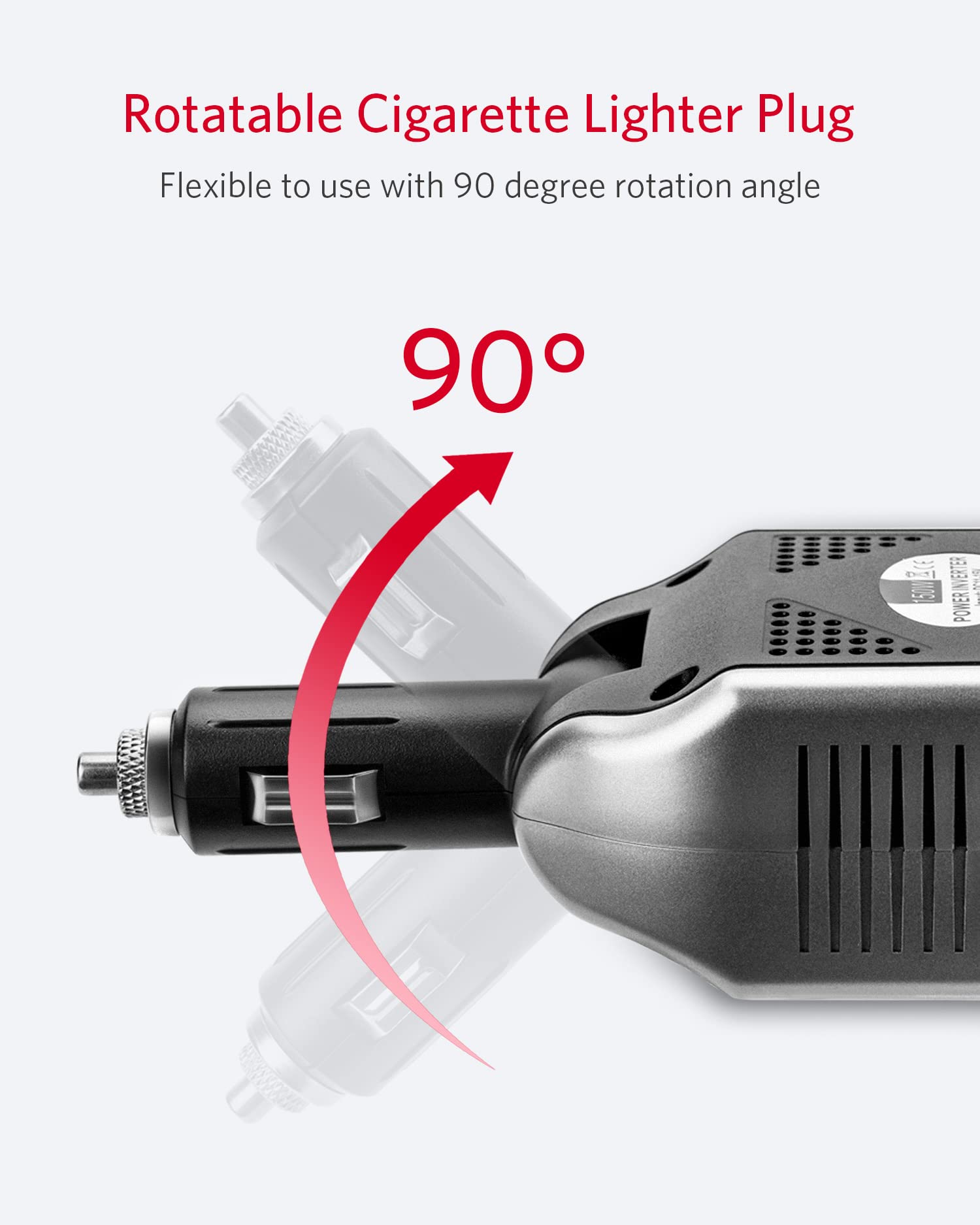 cigarette lighter dc to ac inverter Car Converter Adapter 12V 110V Plug Power Outlet Its pure aluminum metal heat BESTEK 150W Power Inverter