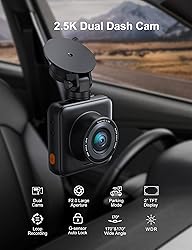 iZEEKER 2.5K Dash Cam Front and Rear with SD