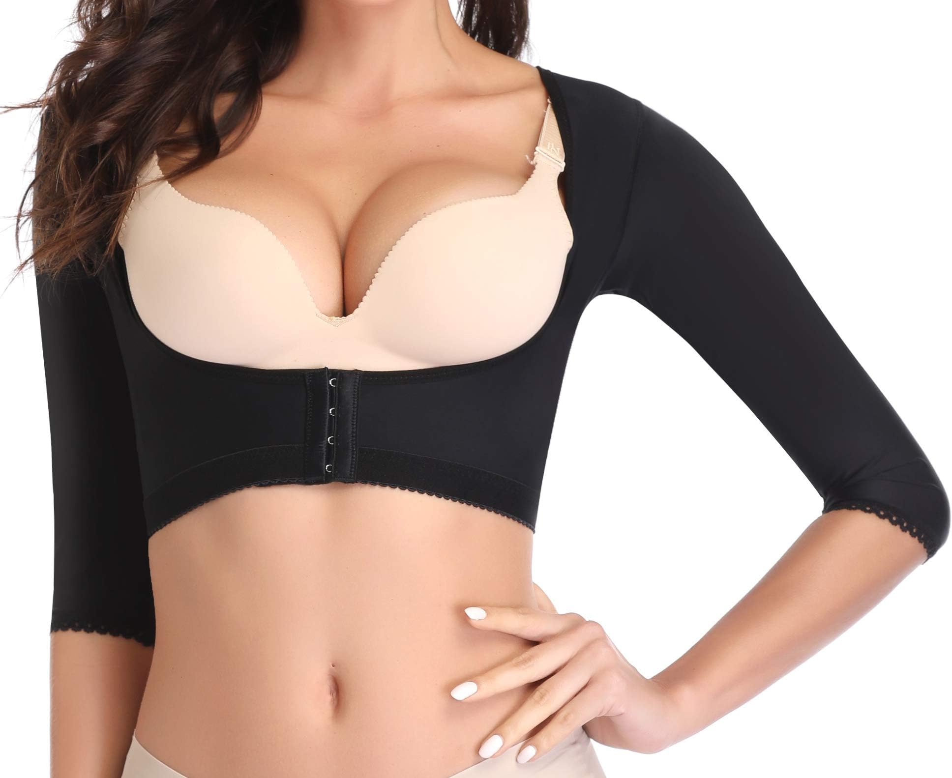 Bluland Women's Arm Shapers Post Surgical Compression Sleeves Slim Shapewear Tops