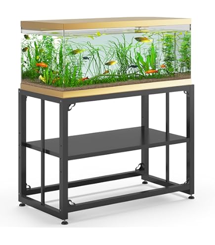 Fish Tank Stand 40 Gallon 660lbs Storage Shelf,Heavy Duty Sturdy