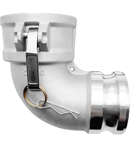 Amazon.com: SAFBY Aluminum Type DA Camlock Fitting, 90° Elbow, 3