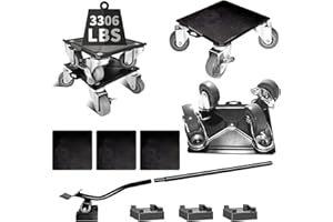 ZFULVO Furniture Mover Dolly Set,Larger Size Heavy Duty Furniture Movers,Carbon Steel Material Furniture Moving Tool,with 4 360° Rotatable Rubber Universal Wheels,Maximum Load 1500KG/3306LBS
