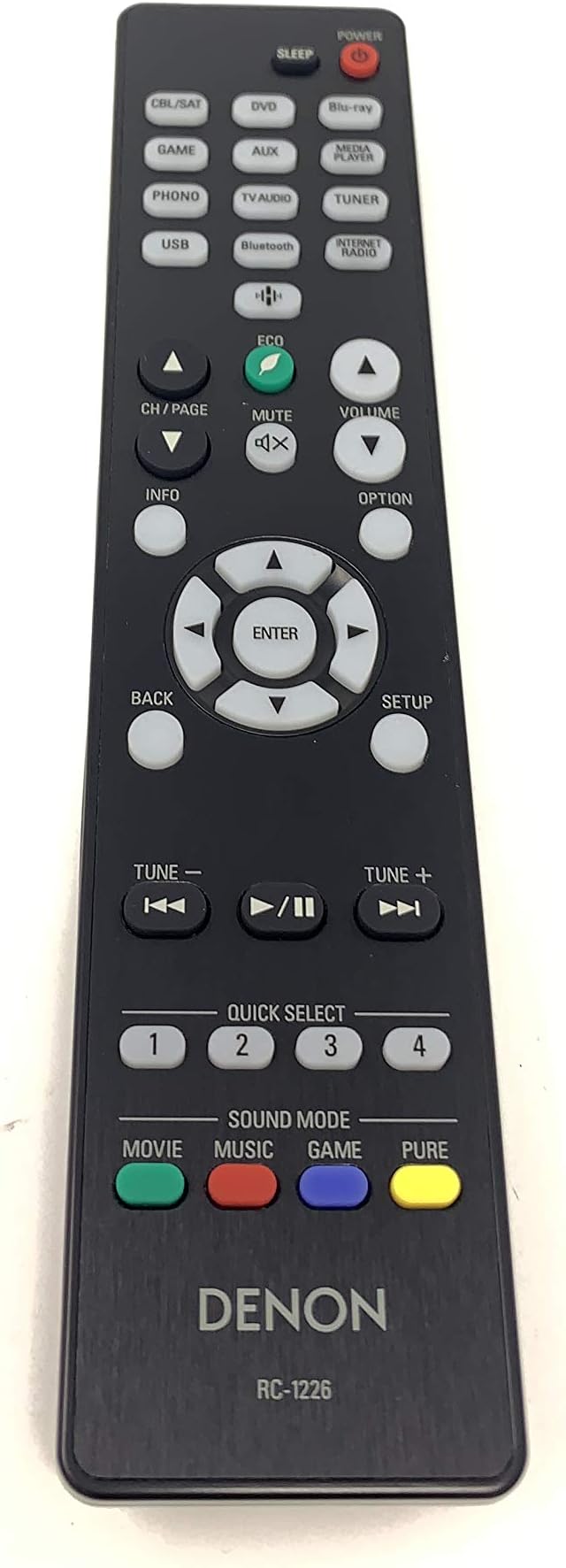 AVRS640H OEM Genuine RC-1226 Remote Control (30701026000AD)