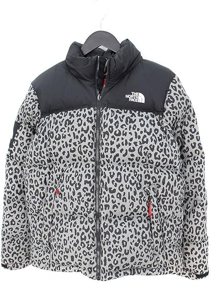 supreme north face nuptse leopard print jacket
