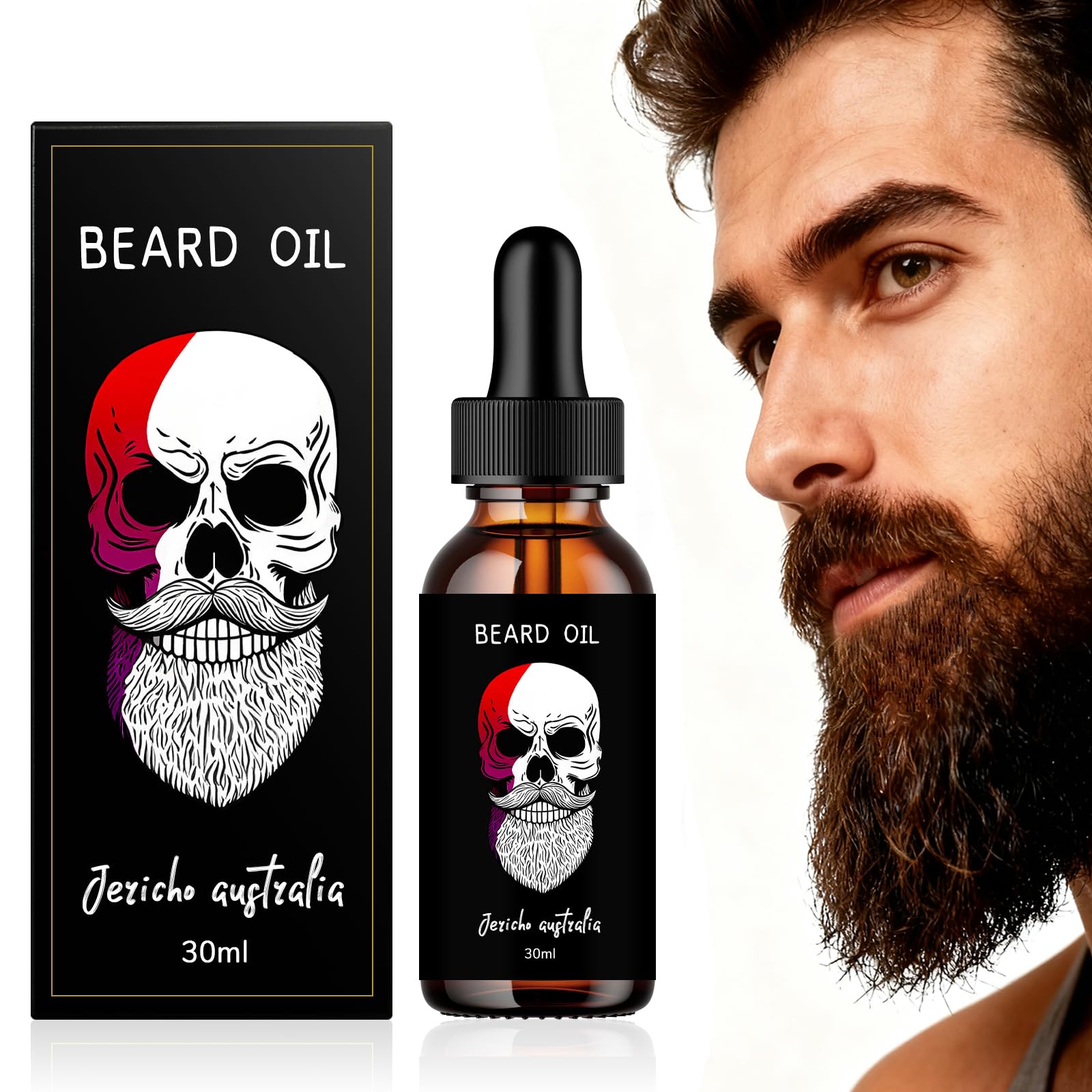 Photo 1 of **PACK OF 2**JERICHO AUSTRALIA NEW Apolo Para Barba, Bálsamo Estimulante de Barba, Ultra Potente Beard Stimulating Balm, Crema Para Barba, Moisturizes & Strengthens Beard