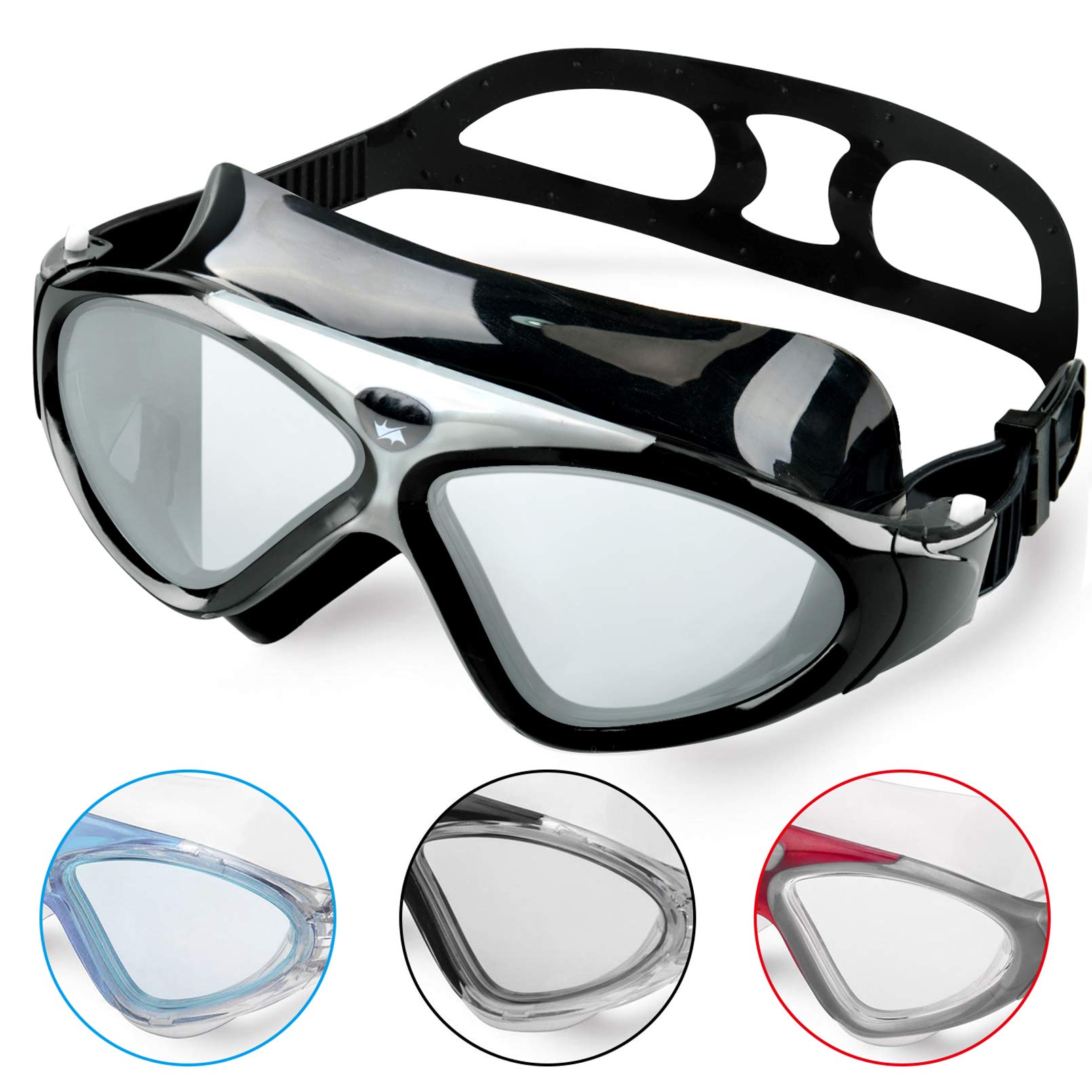 Winline Swimming Goggles for Adults and Kids,Anti Fog No Leakage Clear Vision UV Protection Comfortable,Professional Swim Goggles for Men Women Boys Girls Children
