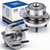 DJB 513275 Pair Front/Rear Wheel Bearing Hub Assembly for Ford Edge 11-14 | Fit for 09-19 Flex, 11-14 Edge, 13-18 Police Interceptor/Sedan, 10-19 Taurus, 09-16 MKS, 10-19 MKT, 11-15 MKX,5 Lugs w/ABS