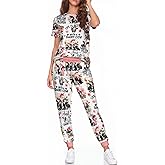 CENCORY Famous Character Womens Pajama Sets, Lounge Sets for Women 2 piece, PJ Sets for Woman