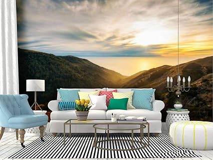 Amazon Co Jp 自己粘着壁紙ロール紙 冬 山 風景 山 ストック写真 ロイヤルティフリー 取り外し可能 剥がして貼る壁紙 装飾壁画 ポスター ホームカバー インテリアフィルム 77 X55 196x140cm ホーム キッチン