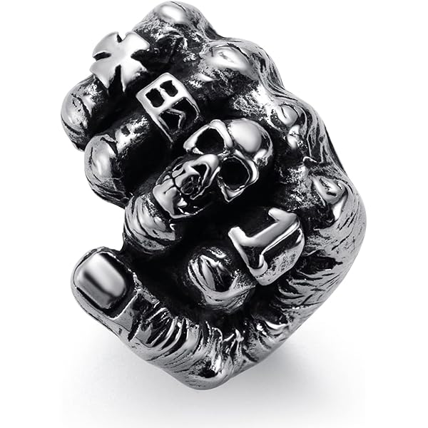 Amazon.com: Sterling Silver Number 13 Biker Ring (Ring Size