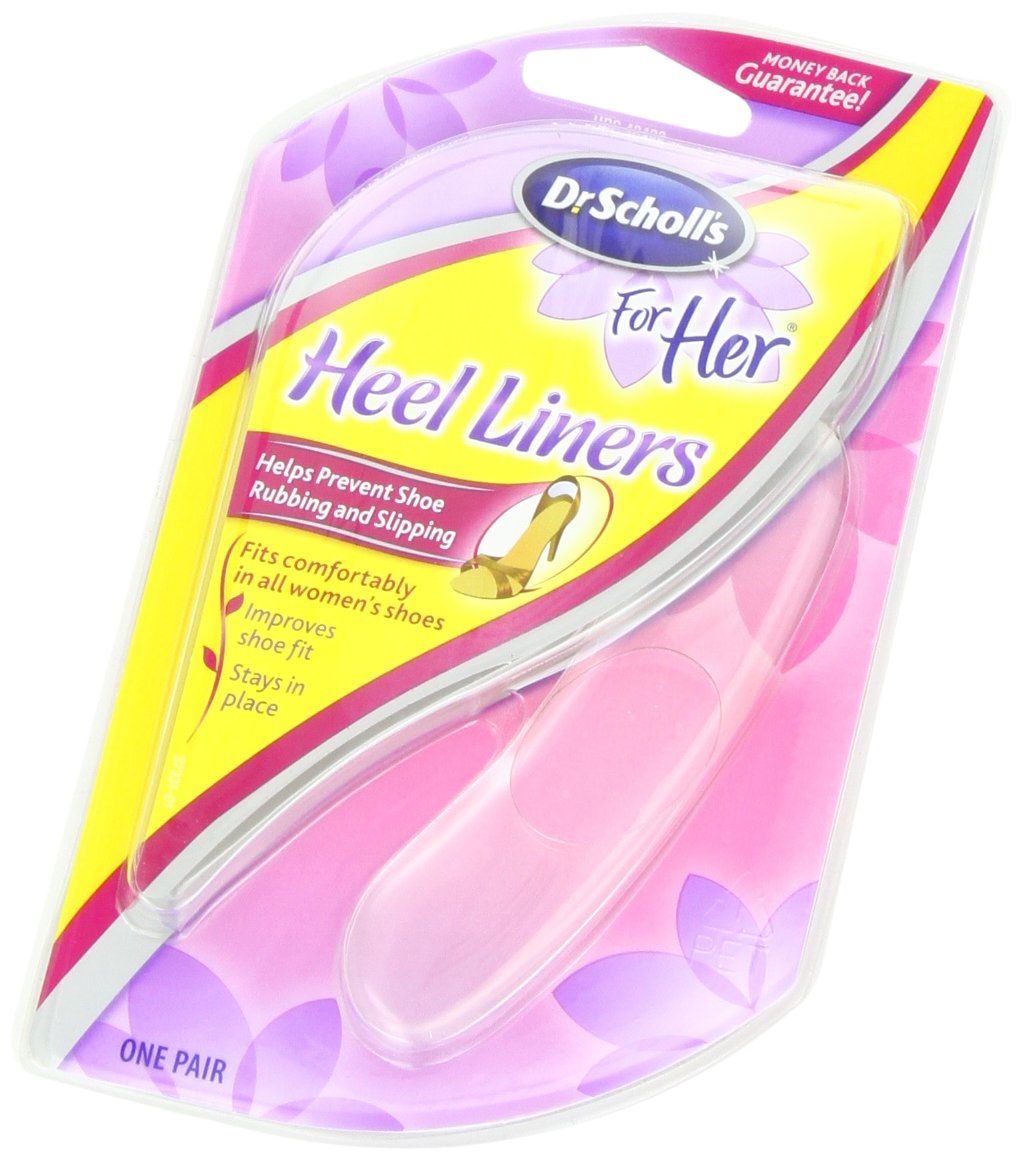 Galleon Dr. Scholl's For Her Heel Liners, 1 Pair (Pack Of 6)